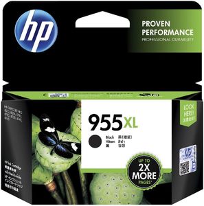 955 959: 955XL HP Black Hi Capacity Ink Cartridge