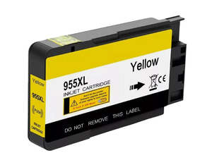 955 959: 955XL Compatible Yellow Hi Capacity Ink Cartridge for HP