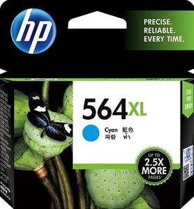 564: 564XL HP High Capacity Cyan Cartridge