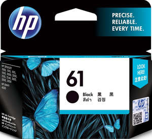 61: 61 HP Black Cartridge
