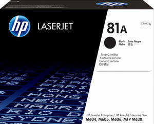 81 A X Cf281a Cf281x: 81A HP Toner Cartridge (CF281A)