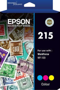 215: 215 Epson Tri Colour Ink Cartridge