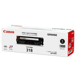 Original Canon Toners: CART318BK Canon Black Toner