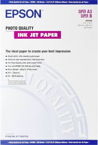 A3+ 102gsm Epson Photo Quality Inkjet Paper 100 sheets