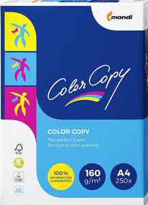 A4 160gsm White Colour Copy Laser Paper - 250 sheets