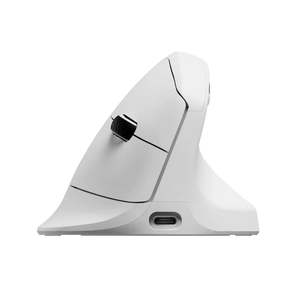 Keychron M5 Ergonomic Wireless/Bluetooth Mouse - White