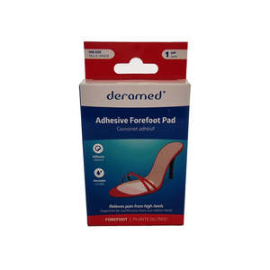 Deramed Adhesive Gel Forefoot Pad