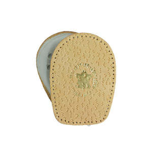 Insoles: Pure Leather Heel Cushion