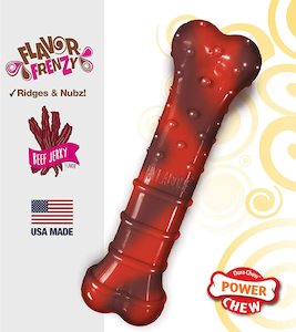 Dog Toys Nz: Nylabone - Power Chew Textured Beef Jerky Toy