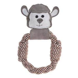 Country Tails Sheep Rope Ring