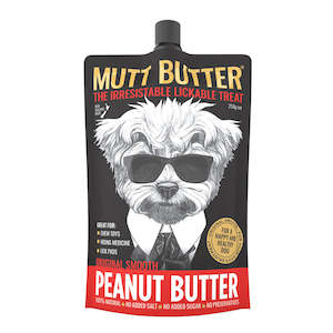 Treats Dog Nz: Squeezy Peanut Butter Original | Mutt Butter