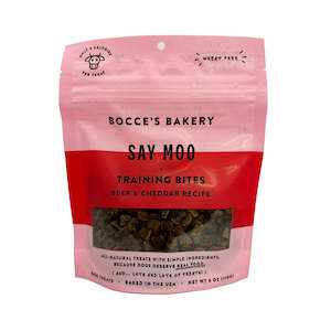 Dog Treats For Training: Say Moo | Bocce's Bakery Dog Training Treats
