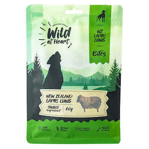 Air Dried Dog Treat New Zealand Lamb Lung Bites | Wild at Heart
