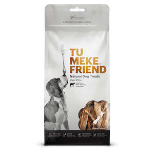 New Zealand Made Dog Treats: Veal Ribs 125g | Tu Meke Friend