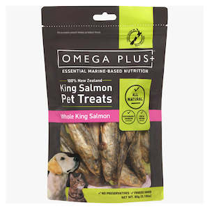 Omega Plus Whole Salmon Treats 80g