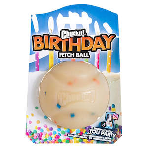 Outdoor Exercise Dog Toys: Birthday Fetch Ball | Chuckit!