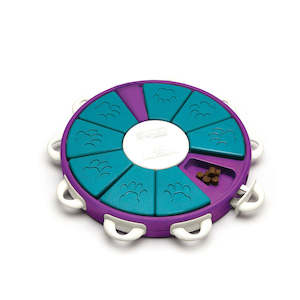 Iq Puzzle Dog Toys: Nina Ottosson Twister Purple Puzzle Dog Toy