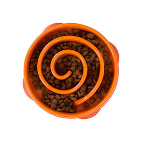 Outward Hound Dog Toys: Outward Hound Fun Feeder Interactive Dog Bowl Orange