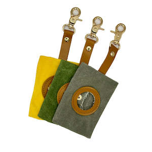 Canvas Dog Poop Bag Dispenser