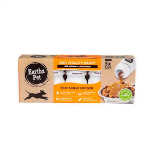 Dog Food Toppers: Earthz Pet Free Range Chicken Dog Vitality Gravy