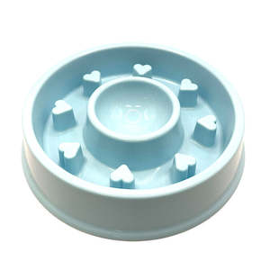 Dog Bowls Feeders Nz: Heart Shape Slow Feeder Dog Bowl