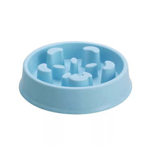 Crescent Shape Slow Feeder Dog Bowl