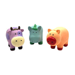 Rubber Dog Toys Nz: Animal Shape Latex Rubber Dog Toy with Squeaker