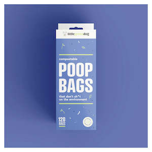 Little Green Dog Compostable Poop Bags 120 Pack