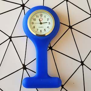 Pocket Watches: Nurse Watch Silicon Navy