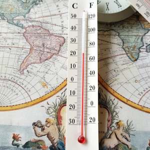 Clock Movements For Craft School Hobby: Temperature Guage Glass 120mm