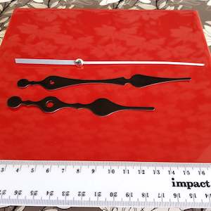 Clock Movements For Craft School Hobby: Clock Hands Black 120mm