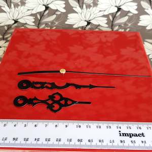 Clock Hands Black Fancy