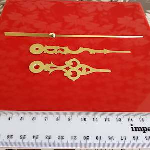 Clock Hands Gold Fancy