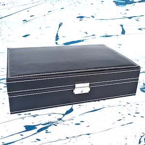 Jewellery And Watch Boxes: Jewellery & Watch Box TJ16-Black