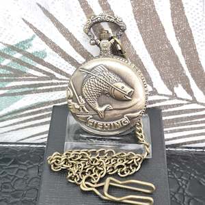 Pocket Watches Mechanical Watches: Pocket Watch Fob Watch TF Fish
