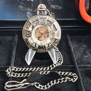 Pocket Watches Mechanical Watches: Pocket Watch Mechanical Spiderweb design TW125
