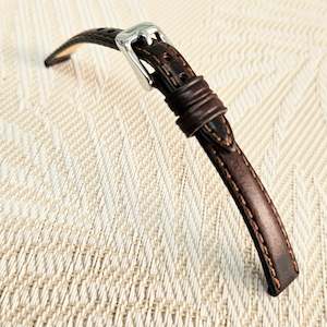Watch Straps Tools Parts: Watch Straps Italian Leather BROWN sizes 10-24mm