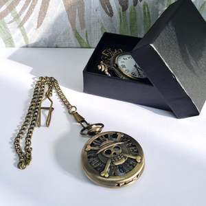 Pocket Watch Fob Watch TF Skull