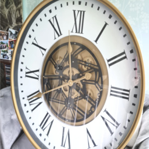 Clocks Wall Designer Style: Clock Metal  Wall Motion 600mm TC53