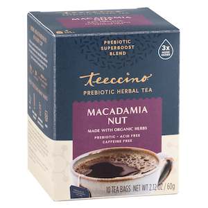 Tea Bags: Macadamia Nut Prebiotic SuperBoost Herbal Tea 10TB