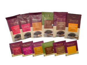 Herbal Coffee Br Grind: The Classics Collection - 12 Sample Bundle (Tea Bags + Grinds)