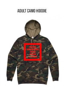 Puketawa Marae Merchandise: Puketawa Marae Adult Camo Hoodies