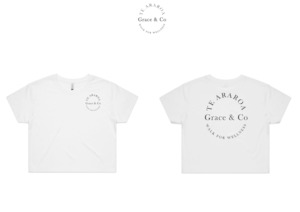 Grace & Co - Ladies Crop Tee