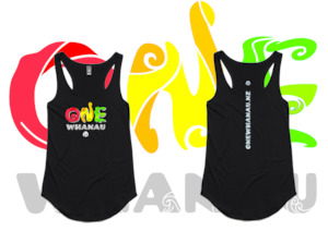 One Whanau: One Whanau Singlet - Ladies Racer Back