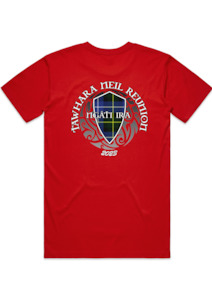 Tawhara Neil Reunion Merch Page: TAWHARA NEIL REUNION TEES - Your Name on Sleeve