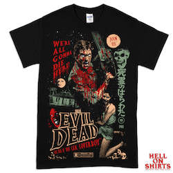 Tees: Evil Ash Print Tee Size S