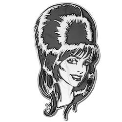 Pins: Elvira Mega Head Enamel Pin