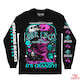 Killer Klowns Knocking Blocks Long Sleeve