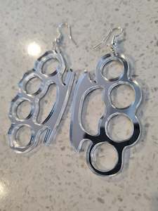 Jewellery: Knuckle Duster Earrings