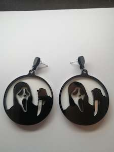 Accessories: Ghostface Earrings